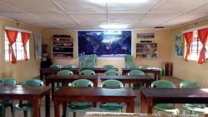 The classroom is another mini-hall on the Base. It comfortably fits up to 40 people, and can even hold more depending on the sitting arrangement.